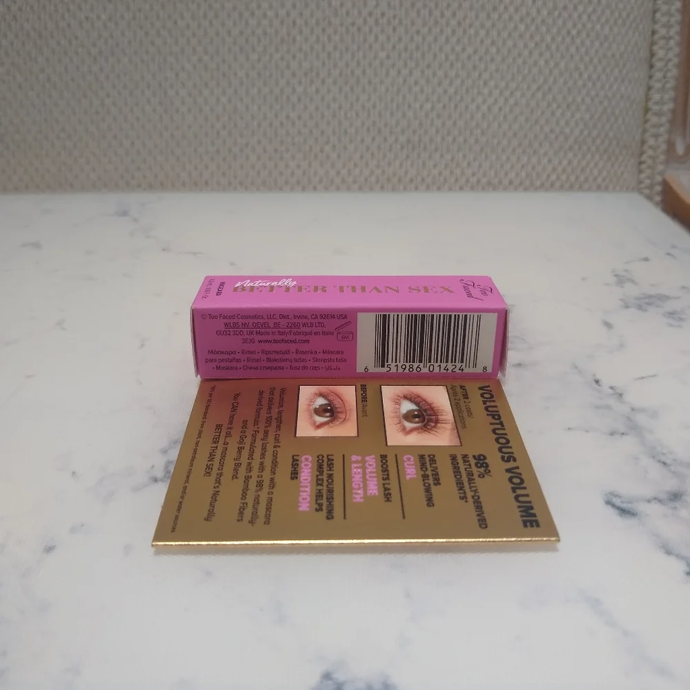 Too Faced Naturally Better Than Sex Mascara .16 oz Mini Travel Size New …